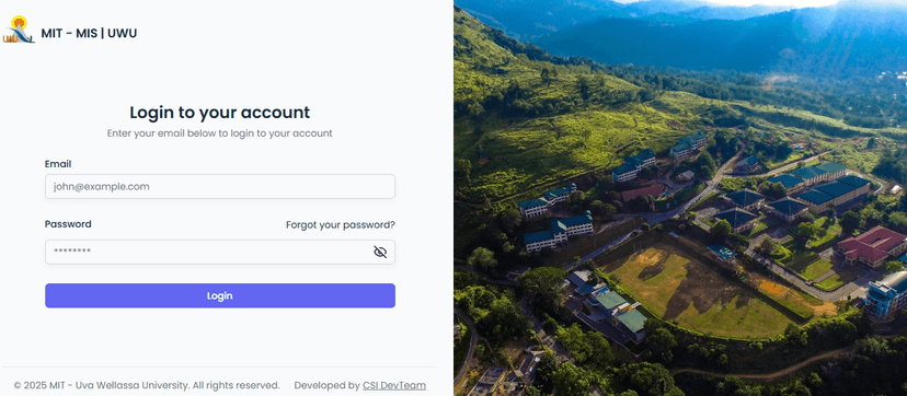 Management Information System (MIT-MIS)
